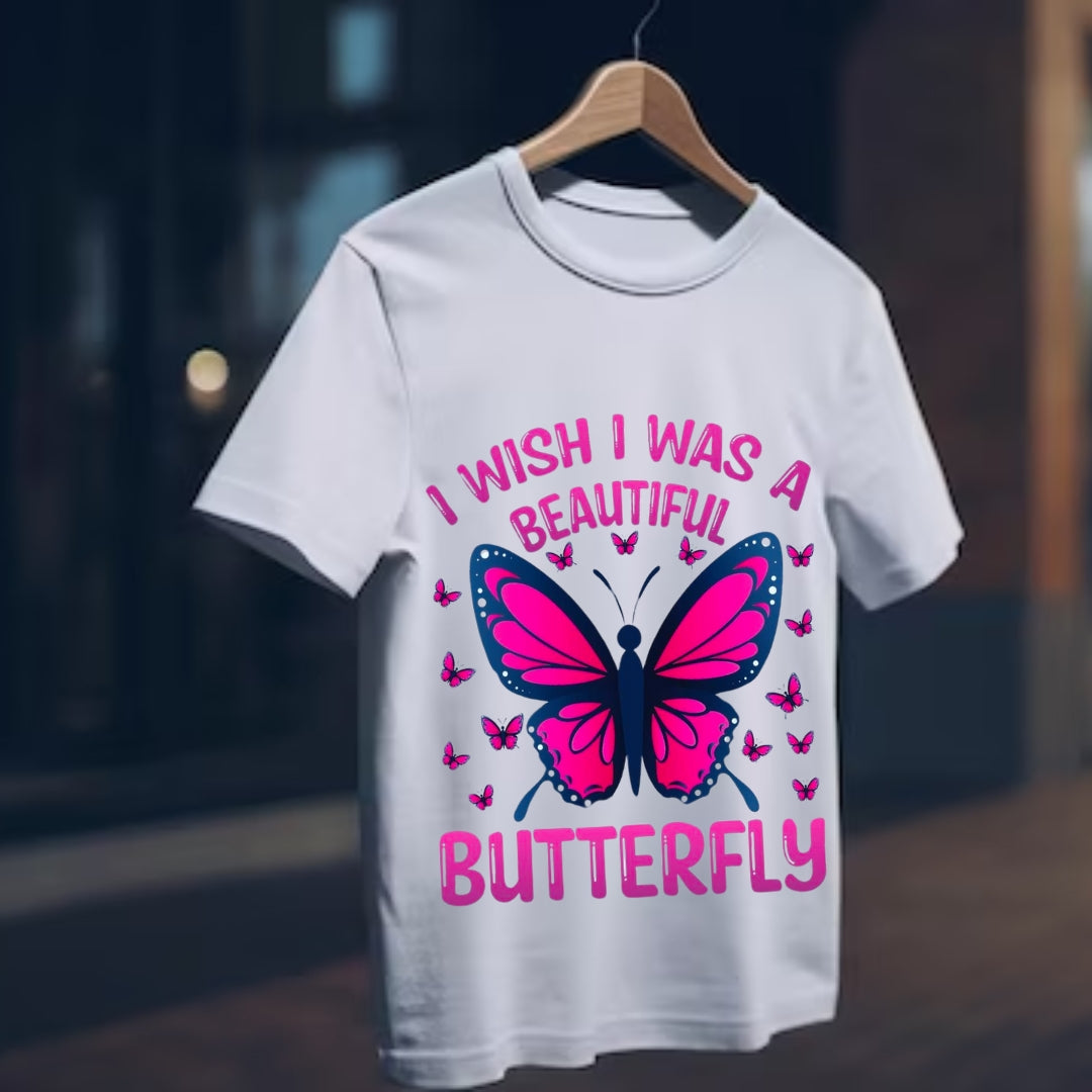 Bright Butterfly T-Shirt For Those Who Dream in Color and Wings